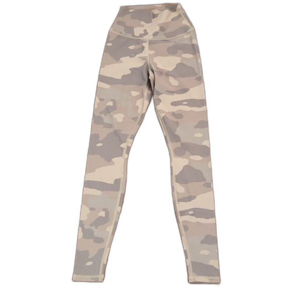 Alo High-Waist Vapor Legging, Putty Camouflage, Size XXS - Picture 3 of 9